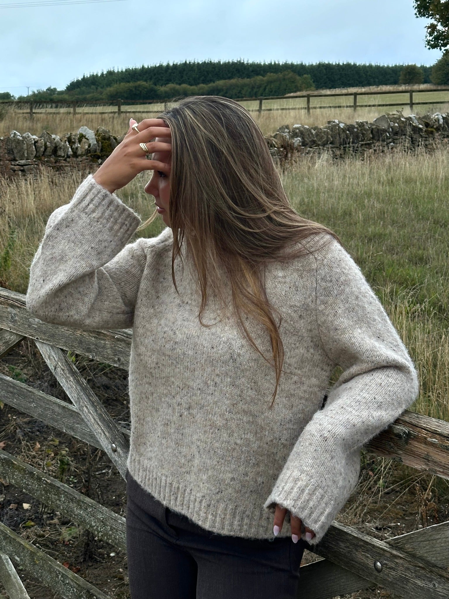 VMINGRID Pullover - Silver Mink